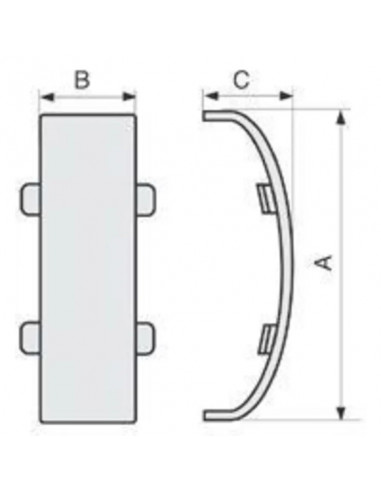 Joint de couvercle pour AK 12x50 gris HAGER AK50127