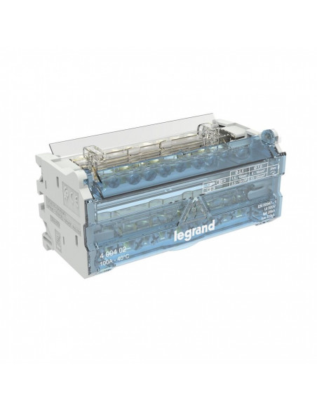 Répartiteur modulaire à barreaux étagés bipolaire 100A 10 départs 6 modules LEGRAND 400402