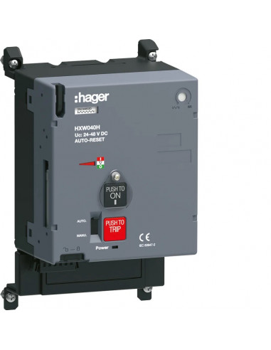 Mot. x630/P630 24-48VDC avec Auto-Reset HAGER HXW040H