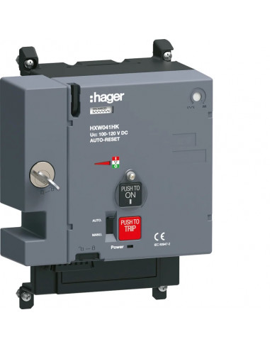 Mot. x630/P630 100-110VDC avec Auto-Res. HAGER HXW041H