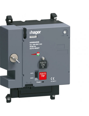 Mot. x630/P630 110-240VAC avec Au-R.+clé HAGER HXW042HK