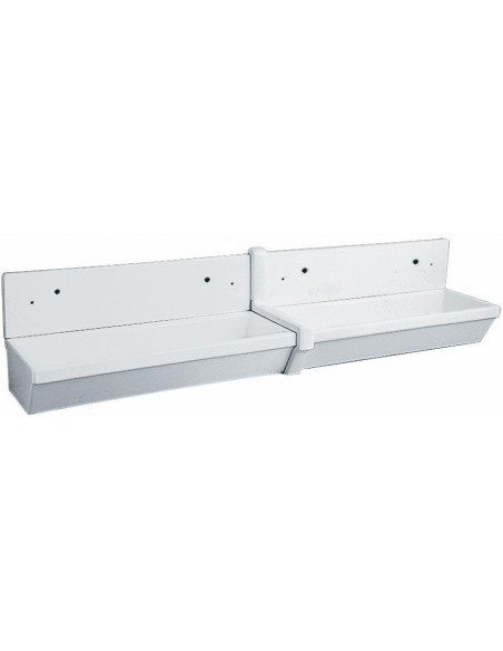 Lavabo collectif PUBLICA 100 x 38 blanc GEBERIT 00762000000