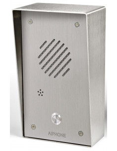 Platine audio inox saillie pour système lem/lef LEDIA AIPHONE 110068