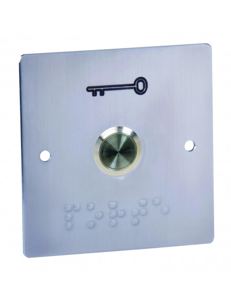 Bouton poussoir de sortie à double sécurités no/nf pour pot d'entraxe 60 mm BP60 AIPHONE 120900