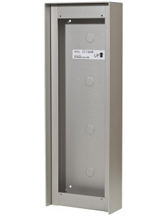 Cadre saillie aluminium avec visiere 4 modules p/GT AIPHONE GT104HB 200085