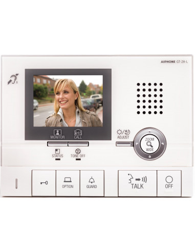 Monit.secondaire couleur mains libres pour GT2CL avec boucle magnetique et zoom pour gamme GT AIPHONE GT2HL 200002
