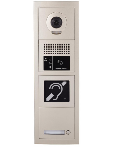 Platine vidéo modulaire 1BP BOUCLE MAGNETIQUE AIPHONE 200276