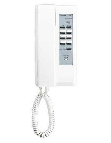 Combine chef pouvant recevoir 2 platines de rue et 5 combines secondaires AIPHONE IE8MD 100293