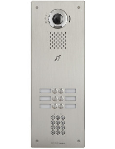 Plat. vidéo enc. 6bp ip/sip inox pictos syn. vocale b. magnétique clav codé IXDVF6LAC AIPHONE 400000