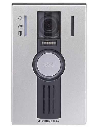 Platine porte palière vidéo ip en abs sans boucle magnétique faible encombrement IXEA AIPHONE 200965