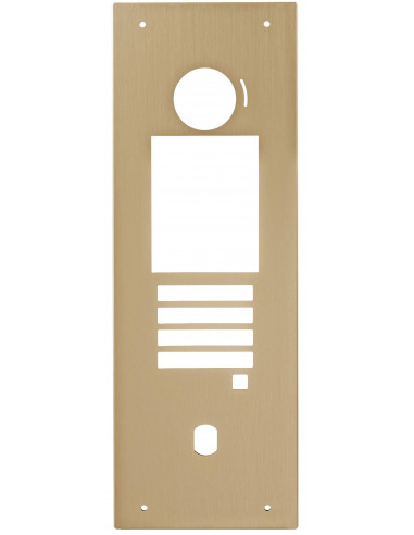 Facade aluminium anodisé champagne pour GTDMBLVN AIPHONE 200269
