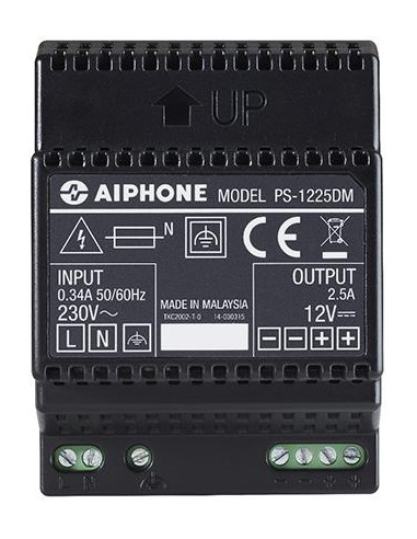Alimentation modulaire 230vac/12vcc 2 5A AIPHONE 110915