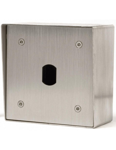 Boîtier inox saillie pour lecteur VIGIK VT25 AIPHONE VBST25 120103