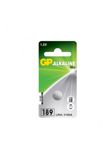 PILE ALCALINE SPECIALE 189 / LR54 / V10GA / Blister de 1 pile GPBM 102004