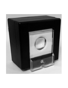 Bouton d'appel d'urgence PPMS filaire Noir 1 contact Alarme 1 repos travail impulsionnel + 1 autoprotection SCANTRONIC 476 N 2