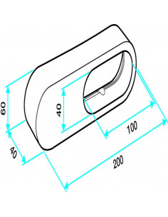 Réduction Minigaine 60x200 ALDES 11023972 2