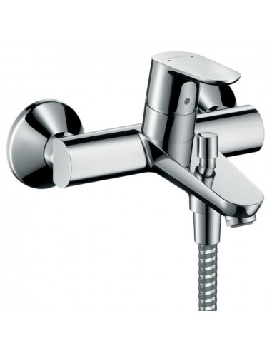 Mitigeur de bain-douche FOCUS E² avec cartouche 2 vitesses chromé mural HANSGROHE 31948000