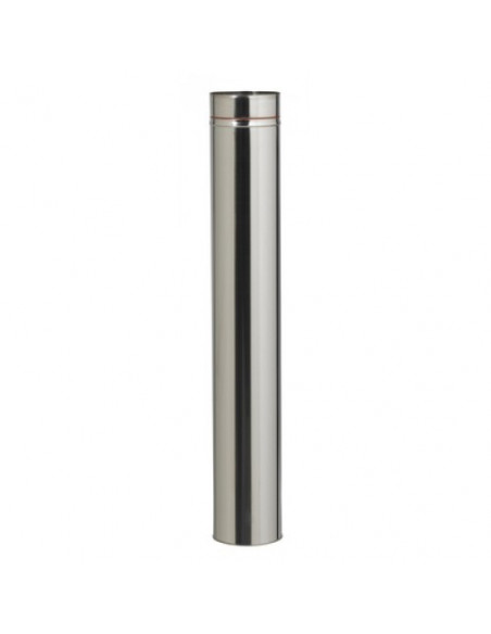 Tuyau rigide Inox 304 diamètre 83 mm Longueur 1000 mm Tous combustibles TEN 601830