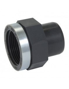 Réduction mixte taraudée 2" PVC anthracite D.50/63 mm NICOLL RTR63 2