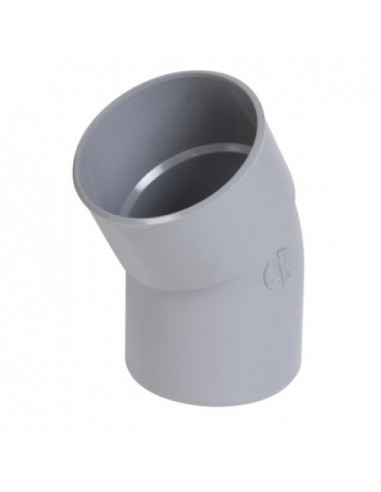 Coude PVC Femelle Femelle 30° D.40mm NICOLL CH33