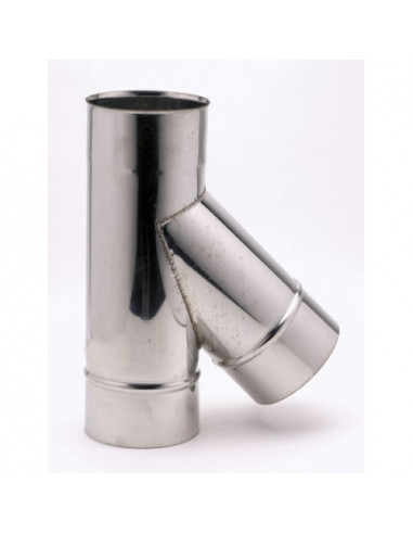 Tuyau rigide inox 304 pro Te à 135° inox 304 D.139mm TEN 605139