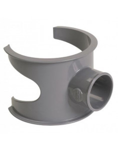 Selle de branchement 90° pour extension du réseau PVC mâle-femelle diamètre 100/40mm NICOLL SL104