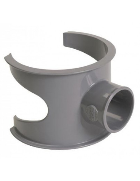 Selle de branchement 90° pour extension du réseau PVC mâle-femelle diamètre 100/40mm NICOLL SL104