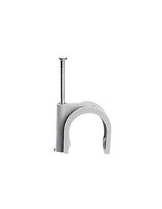 60 Attaches Fixfor grise RAL7035 pour câble rond D.19mm LEGRAND 031534 2
