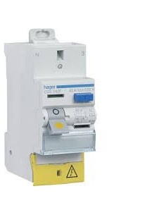 Interrupteur Différentiel 2 Pôles 40A 30Ma Type à bornes décalées HAGER CDA743F