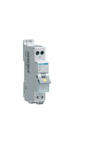 Disjoncteur modulaire 1P+N 3KA Courbe C 10A Connexion Automatique 1 Module HAGER MFS710