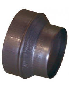 RCC galvanisé - 125/ 80 mm - réduction conique concentrique emboutie ALDES 11093502