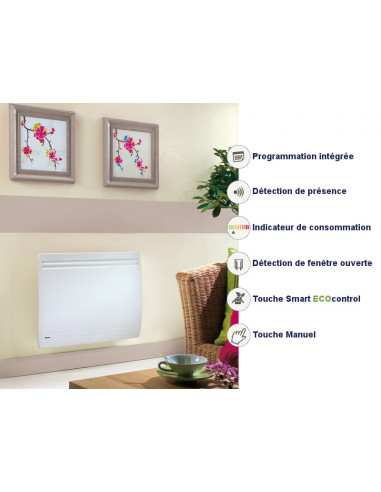 Radiateur chaleur douce intégrale NOIROT Plénitude Smart ECOcontrol