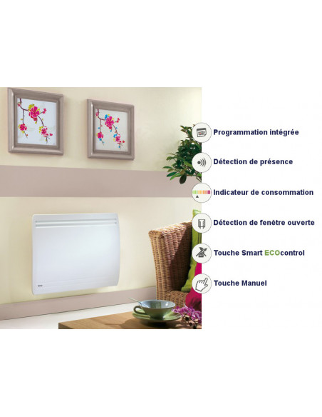 Radiateur chaleur douce intégrale NOIROT Plénitude Smart ECOcontrol