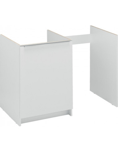Meuble bas en mélaminé pour cuisinette 120 CM MODERNA FRANCE ABCE120D05