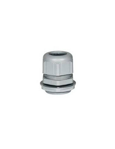 Presse-étoupe plastique IP68 filetage ISO20 gris RAL7001 LEGRAND 098003