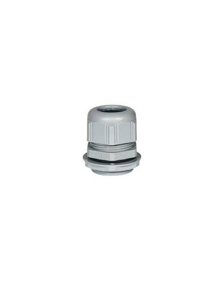 Presse-étoupe plastique IP68 filetage ISO20 gris RAL7001 LEGRAND 098003