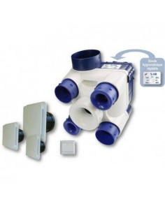 KIT VMC HYGROREGLABLE DECO DETECTION HUMIDITE UNELVENT DECO DHU K 603116