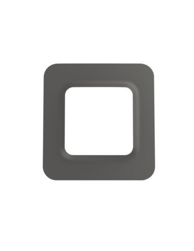 ENJOLIVEUR DE COULEUR GRIS POUR THERMOSTAT TYBOX SERIE 5000 DELTA DORE PLAQUE TYBOX 5100 GRIS 6200279