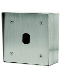 Boîtier inox saillie pour lecteur VIGIK VT25 AIPHONE VBST25 120103