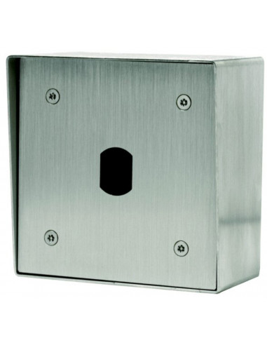 Boîtier inox saillie pour lecteur VIGIK VT25 AIPHONE VBST25 120103