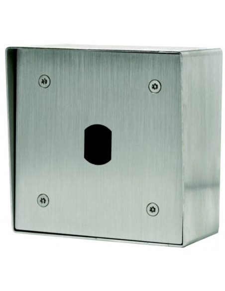 Boîtier inox saillie pour lecteur VIGIK VT25 AIPHONE VBST25 120103