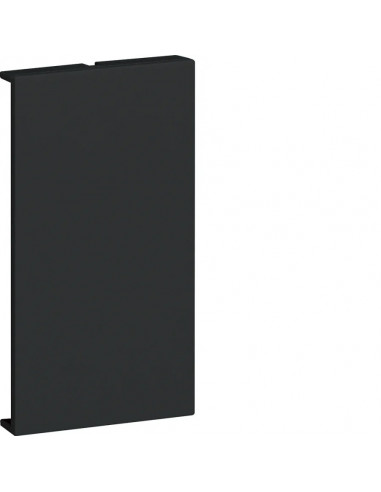 Cache porte-étiquette gallery noir HAGER WHT1405