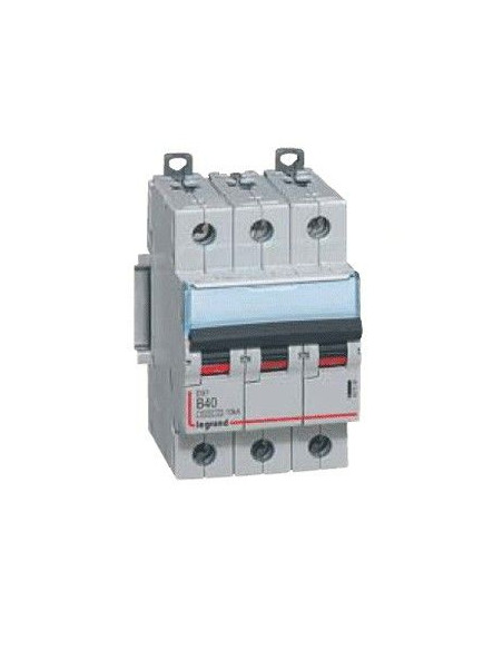 Disjoncteur DX³6000 arrivée haute et départ bas à vis 3 Pôles 400V~ 32A courbe C peigne HX³ traditionnel LEGRAND 407832