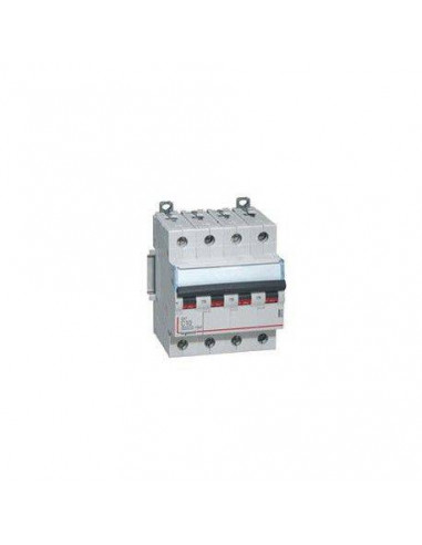 Disjoncteur DX³ 6000 vis/vis 4P 400V~16A 10kA courbe C peigne HX³ trad 4P 4M LEGRAND 407898