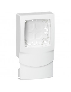 Cadre Appareillage saillie 1 poste pose long des moulures DLPlus épaisseur 16mm blanc LEGRAND 031456 2