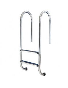 ECHELLE DROITE 2 MARCHES ANTI DERAPANTES INOX AISI 304 FLEXINOX 87132023