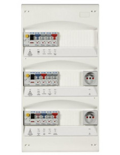 Coffret Monté Câblé T4 F4,NF C15 100 A5 073000170 EATON BC RB CS IS3 12 3/39 W