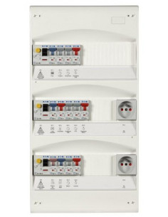 Coffret Monté Câblé T5 F5,NF C15 100 A5 073000171 EATON BC RB CS IS3 13 3/39 W