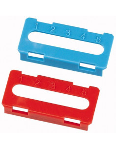 Jeu de capots pour support de bornes CL4 bleu 000294911 EATON BCZ-CS-BO-KL4-B