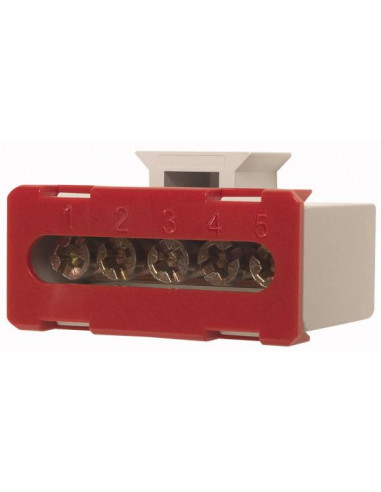 CAPOT ROUGE pour BORNIER PH/N 000294910 EATON BCZ-CS-BO-KL4-R